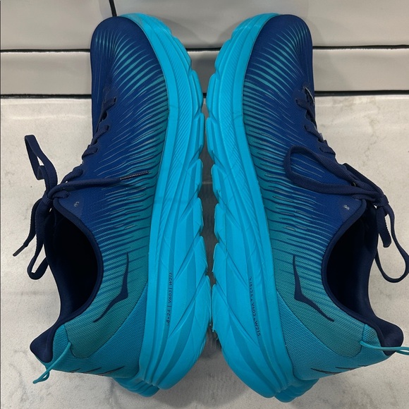 HOKA Men’s Blue Rincon 3 Athletic Running Shoes 10.5 - Picture 9 of 16
